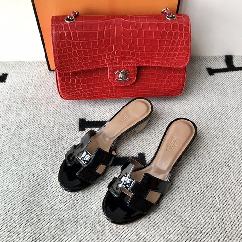 에르메스 올수공 오아시스 슬리퍼 샌들 페이던트 18